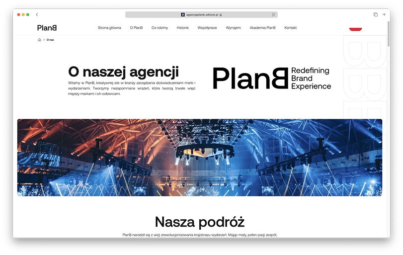 Plan B - strona internetowa