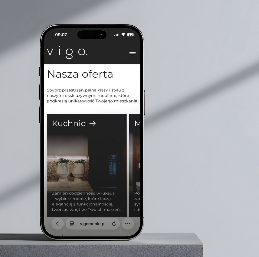 Vigo - strona internetowa