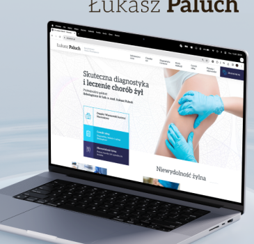 Realizacja strony www dla lekarza dr Łukasz Paluch